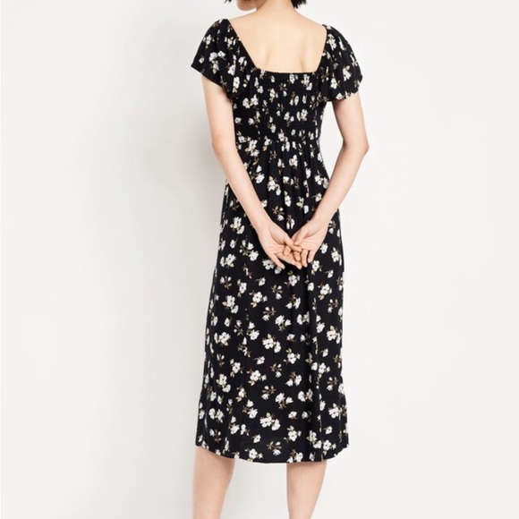 Old Navy Black Floral Maxi Dress - Picture 3 of 5